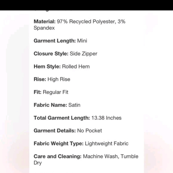 Wild Fable Off-White Mini Skirt - Picture 5 of 8